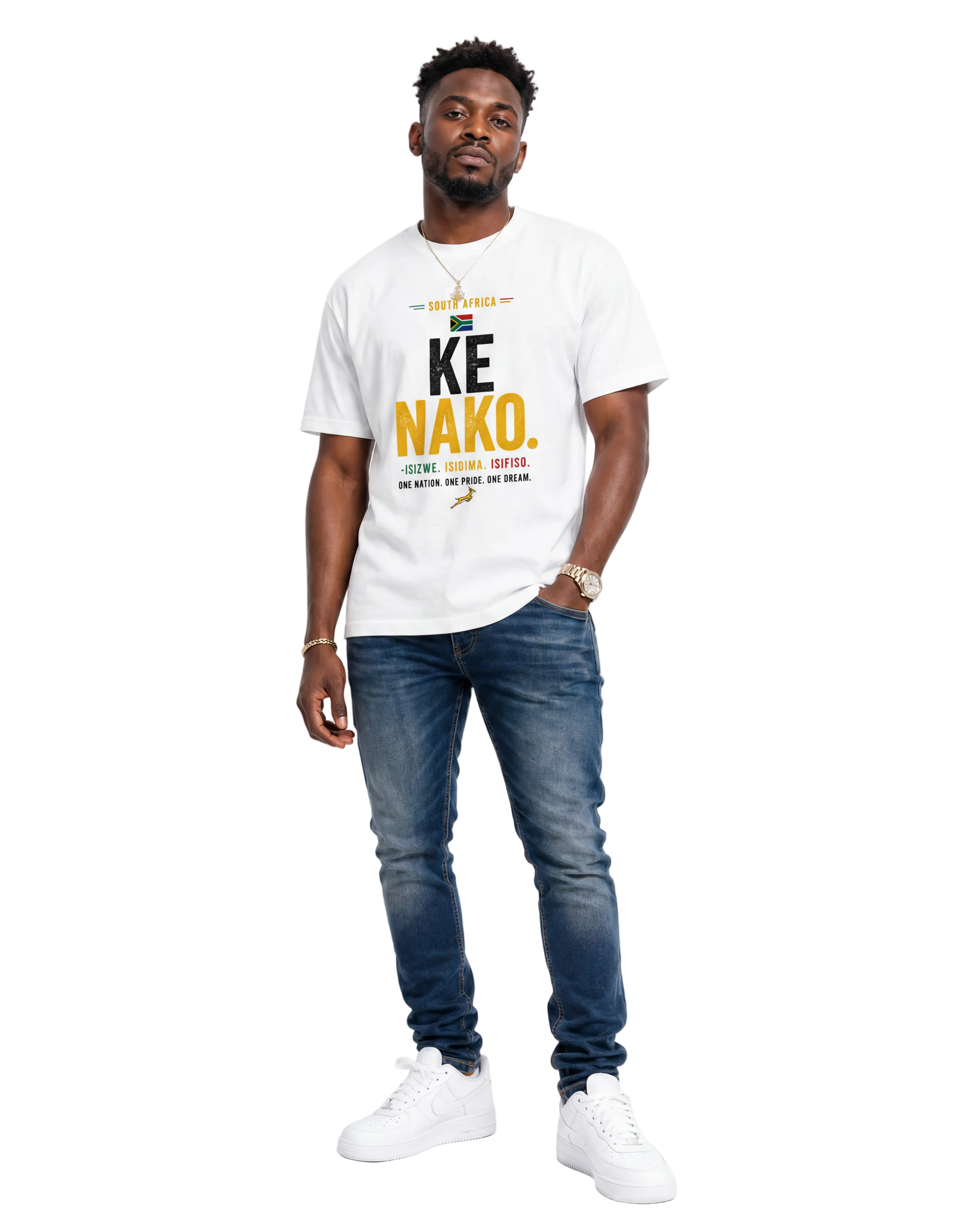 South Africa “Ke Nako.” Tee