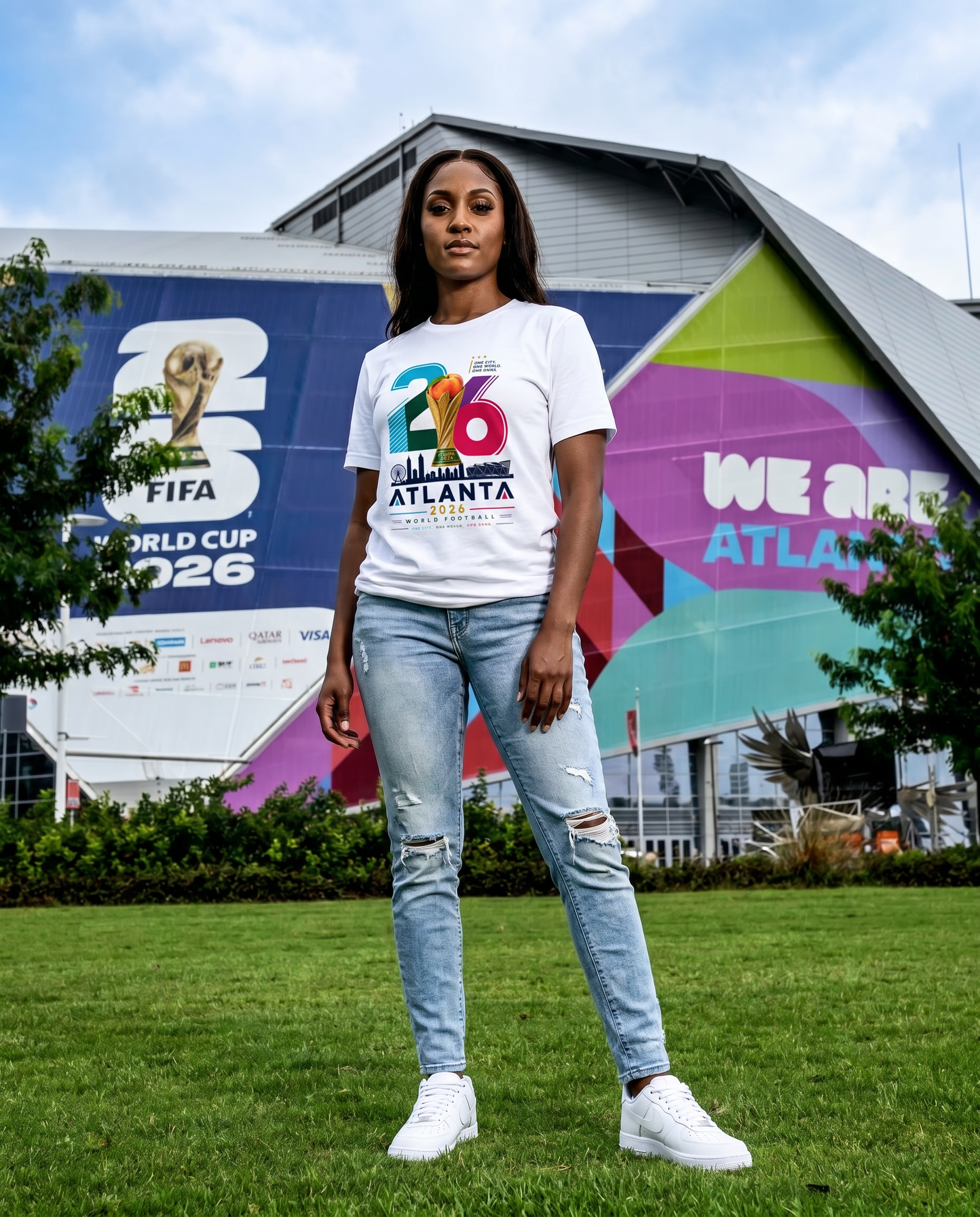 Atlanta 2026 World Football Tee