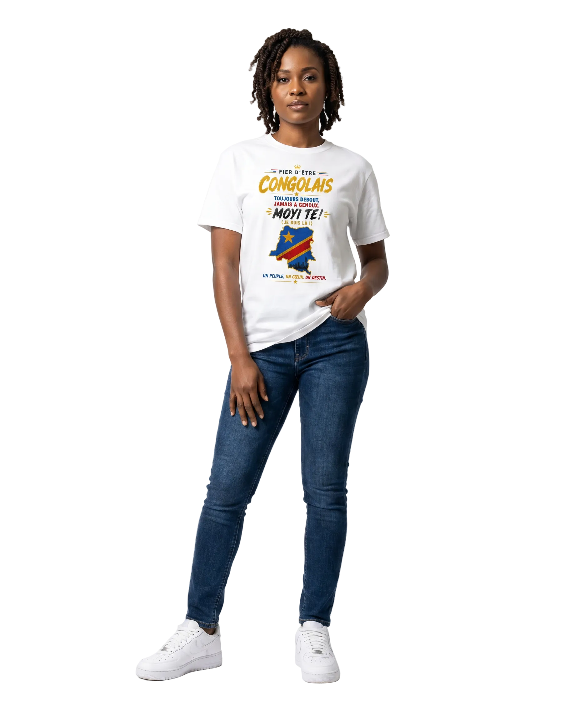 Congo “Fier d’Être Congolais” Tee