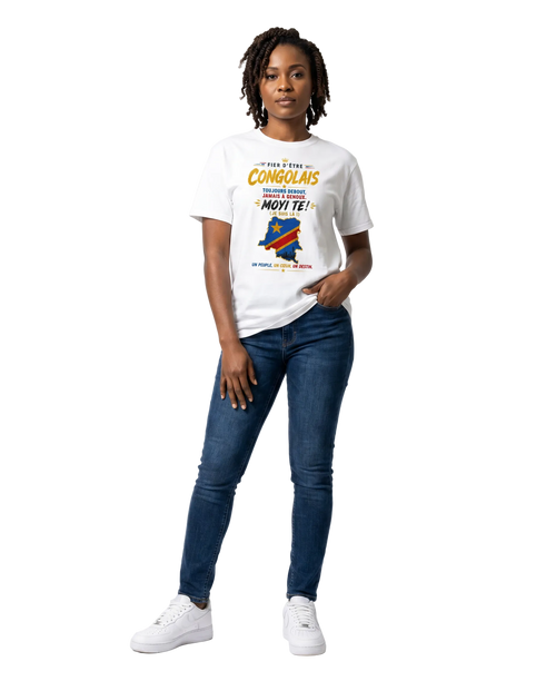 Congo “Fier d’Être Congolais” Tee