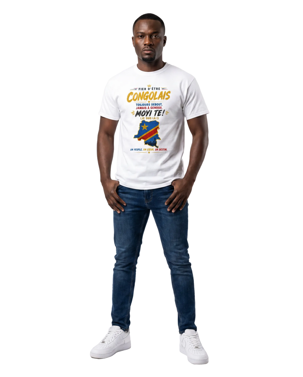 Congo “Fier d’Être Congolais” Tee