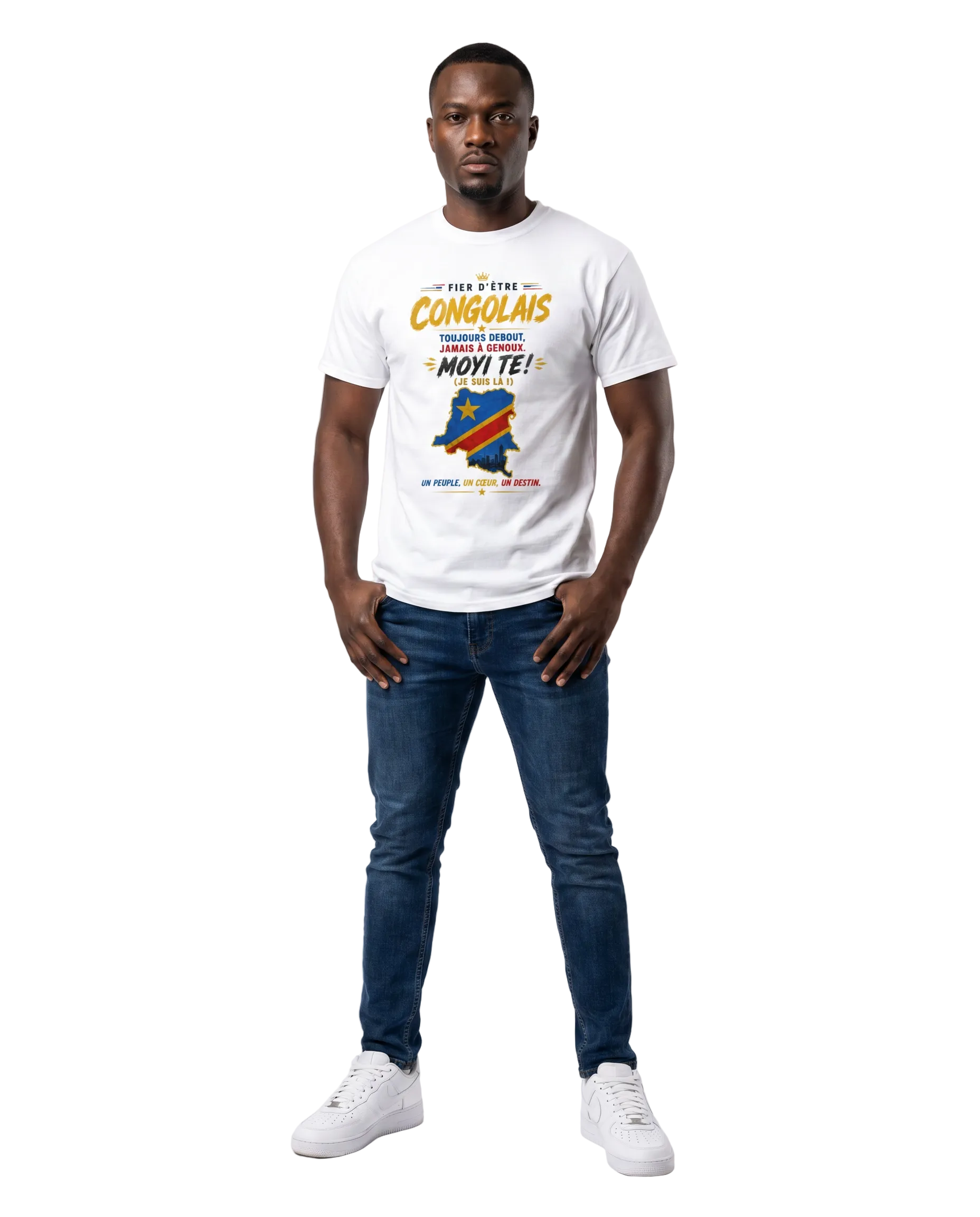 Congo “Fier d’Être Congolais” Tee